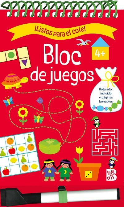 LISTOS PARA EL COLE BLOC DE JUEGOS +4 | 9789403233161 | BALLON