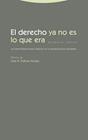 DERECHO YA NO ES LO QUE ERA, EL | 9788498799934 | ESTEVEZ, JOSE A.