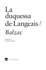 DUQUESSA DE LANGEAIS, LA | 9788418858161 | BALZAC, HONORÉ DE