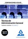 TECNICO ADMINISTRACION GENERAL CORPORACIONES LOCALES TEMARIO 2 | 9788414238790 | 7 EDITORES / PÉREZ SÁNCHEZ-ROMATE, PATRICIA / CARRILLO PARDO, CLARA INÉS / GUERRERO ARROYO, JOSÉ ANT