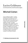 LUCIEN GOLDMANN :  LA FORMACIÓ D'UN INTEL·LECTUAL | 9788418618772 | COHEN, MITCHELL