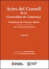ACTES DEL CONSELL DE LA GENERALITAT DE CATALUNYA VII | 9788410393615 | CENTRE D'HISTÒRIA COMPTEMPORÀNIA DE CATALUNYA