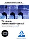 TECNICO ADMINISTRACION GENERAL CORPORACIONES LOCALES TEMARIO 3 | 9788414238844 | 7 EDITORES / SOUTO FERNÁNDEZ, RAFAEL SANTIAGO / TORRES FONSECA, TERESA / MUÑOZ COLLADO, RAFAEL