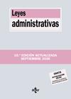 LEYES ADMINISTRATIVAS (09/2026 ) | 9788430994519 | EDITORIAL TECNOS