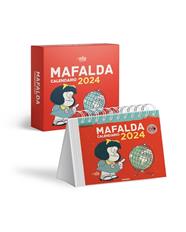 CALENDARIO MAFALDA 2024,  ESCRITORIO ROJO CON CAJA | 9789878935669 | QUINO