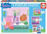 PUZZLE : PEPPA PIG 4 PUZZLES PROGRESIUS | 8412668168176
