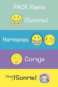 PACK : SONRÍE ; HERMANAS ; CORAJE ; DIBUJA Y SONRÍE | 9788419110190 | TELGEMEIER, RAINA