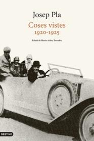 COSES VISTES (1920-1925) | 9788419734259 | PLA, JOSEP