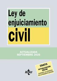 LEY DE ENJUICIAMIENTO CIVIL ( 9/2025 ) | 9788430993178 | EDITORIAL TECNOS