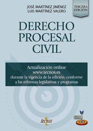 DERECHO PROCESAL CIVIL | 9788430994151 | MARTÍNEZ JIMÉNEZ, JOSÉ ; MARTÍNEZ VALERO, LUIS