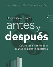 STORYTELLING CON DATOS, ANTES Y DESPUÉS | 9788441552739 | NUSSBAUMER KNAFLIC, COLE ; CISNEROS, MIKE/VELEZ, ALEX