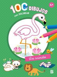 100 DIBUJOS PARA COLOREAR : LOS ANIMALES | 9789403243672