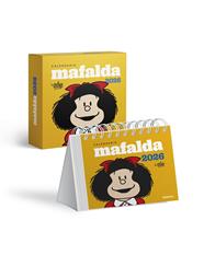 MAFALDA 2026, CALENDARIO ESCRITORIO AMARILLO CON CAJA | 9786316693426 | QUINO