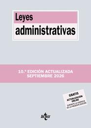 LEYES ADMINISTRATIVAS (09/2026 ) | 9788430994519 | EDITORIAL TECNOS