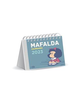 CALENDARIO 2023 MAFALDA  ESCRITORIO AZUL CLARO | 9789878935096 | QUINO