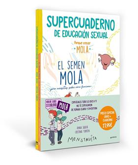PACK APRENDE CON MENSTRUITA (EL SEMEN MOLA + SUPERCUADERNO DE EDUCACIÓN SEXUAL) | 9788419975058 | SALVIA, ANNA ; TORRÓN (MENSTRUITA), CRISTINA