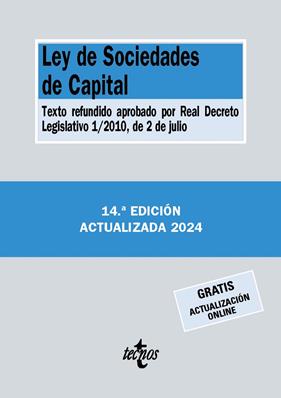 LEY DE SOCIEDADES DE CAPITAL 2024 | 9788430988518 | EDITORIAL TECNOS