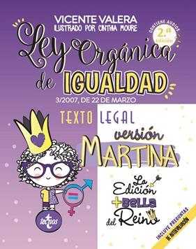 LEY ORGÁNICA DE IGUALDAD (VERSIÓN MARTINA) | 9788430982165 | VALERA, VICENTE