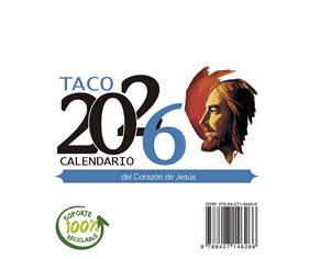 TACO CALENDARIO 2026 DEL CORAZÓN DE JESÚS (NOTAS CON SOPORTE) | 9788427149830