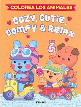 COZIE, CUTIE, COMFY & RELAX :  COLOREA LOS ANIMALES | 9788499285528