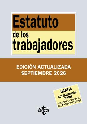 ESTATUTO DE LOS TRABAJADORES ( 09/2026 ) | 9788430994427