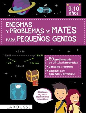 ENIGMAS Y PROBLEMAS DE MATES PARA PEQUEÑOS GENIOS (9-10 AÑOS) | 9788419436757 | AURIOL, SYLVAINE