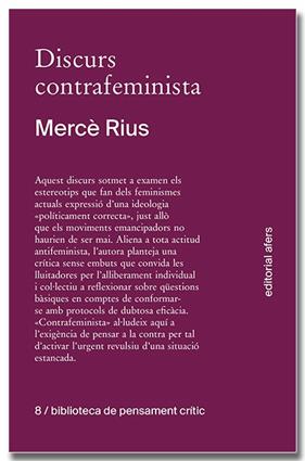 DISCURS CONTRAFEMINISTA | 9788418618758 | RIUS SANTAMARIA, MERCÈ