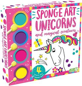 SPONGE ART UNICORNS AND MAGICAL CREATURES | 9781837710676