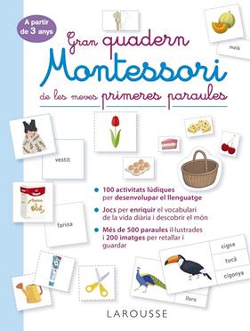 GRAN QUADERN MONTESSORI DE LES MEVES PRIMERES PARAULES | 9788419250056