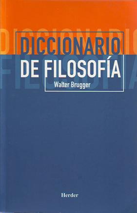 DICCIONARIO FILOSOFIA | 9788425424342 | BRUGGER, WALTER