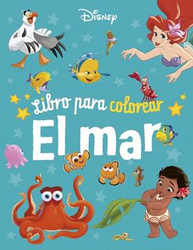 DISNEY LIBRO PARA COLOREAR : EL MAR | 9788418939761