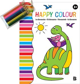 HAPPY COLOUR :  LOS DINOSAURIOS | 9789403228914 | BALLON