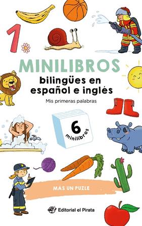 MINILIBROS BILINGÜES EN ESPAÑOL E INGLÉS : MIS PRIMERAS PALABRAS | 9788419898579