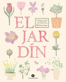 JARDÍN : COLOREA Y CREA TU COLLAGE CON PEGATINAS | 9791387934125