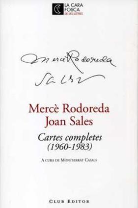 CARTES COMPLETES RODOREDA - SALES | 9788473291316 | CASALS, MONTSERRAT