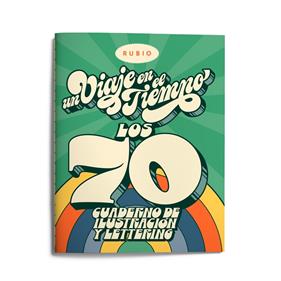 CUADERNO DE ILUSTRACION Y LETTERING : UN VIAJE EN EL TIEMPO LOS 70 | 9788417427399 | AA.VV