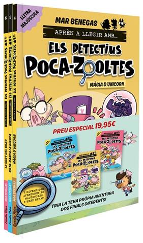 PACK APRÈN A LLEGIR AMB... ELS DETECTIUS POCA-ZOOLTES!  4,5 I 6 | 9791387782009 | BENEGAS, MAR