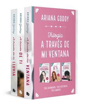 PACK : A TRAVÉS DE MI VENTANA ; A TRAVÉS DE TI ; A TRAVÉS DE LA LLUVIA | 9788413147987 | GODOY, ARIANA