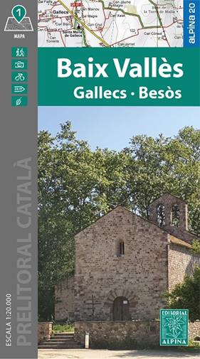 BAIX VALLÈS : GALLECS ; BESOS (1:20.000) | 9788470111884