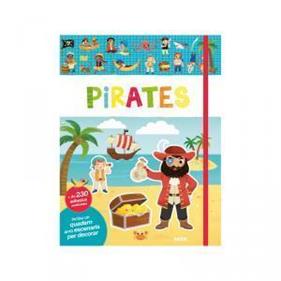 MEU PRIMER LLIBRE D'ADHESIUS : PIRATES | 9782733870877