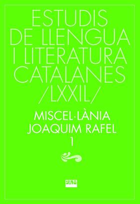 MISCEL·LÀNIA JOAQUIM RAFEL, 1 | 9788491913382