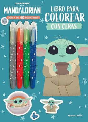 STAR WARS :  THE MANDALORIAN :  LIBRO PARA COLOREAR CON CERAS | 9788408312659 | STAR WARS