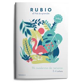 MI CUADERNO DE VERANO RUBIO. 3-4 AÑOS | 9788417427658 | ENRIQUE RUBIO POLO, SLU/GORDILLO TORRES, MANUEL