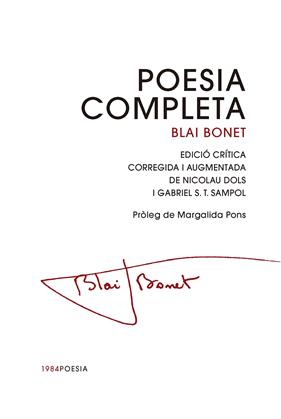 POESIA COMPLETA | 9791387757144 | BONET, BLAI