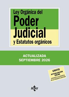 LEY ORGÁNICA DEL PODER JUDICIAL ( 09/2026 ) | 9788430994410
