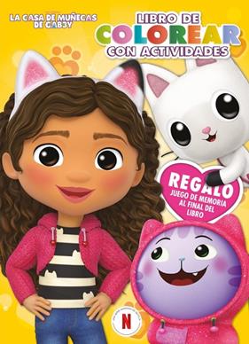 CASA DE MUÑECAS DE GABBY : LIBRO DE COLOREAR CON ACTIVIDADES | 9788448869311
