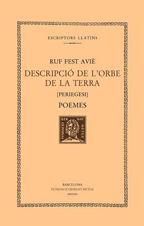 DESCRIPCIÓ DE L'ORBE DE LA TERRA :  POEMES | 9788498594324 | AVIE, RUF FEST