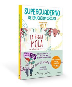 PACK APRENDE CON MENSTRUITA (LA REGLA MOLA + SUPERCUADERNO DE EDUCACIÓN SEXUAL) | 9788419975041 | SALVIA, ANNA ; TORRÓN (MENSTRUITA), CRISTINA