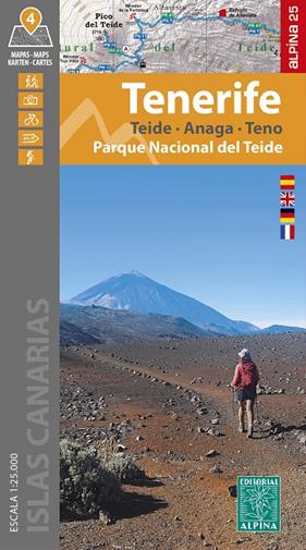 TENERIFE : TEIDE, ANAGA, TENO  ( 1:25.000 ) | 9788470111372