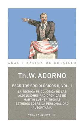 ESCRITOS SOCIOLOGICOS 2 VOLUM 1 | 9788446016830 | ADORNO, TH W